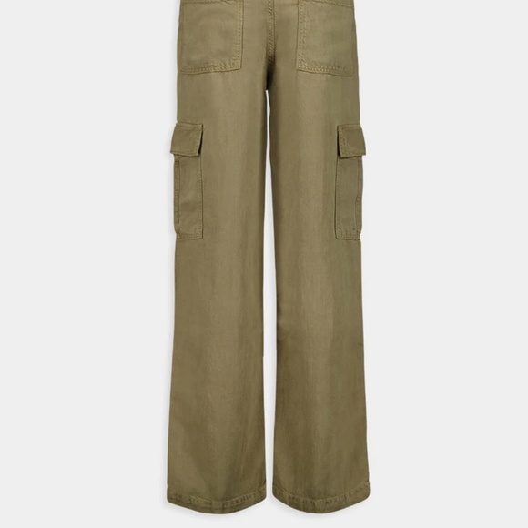 MOTHER Flare & Wide Leg Jeans in Olive - Picture 4 of 10